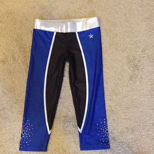 NEW CA cheer athletics triple threat leggings YXL